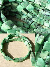 Load image into Gallery viewer, Mojito Natural Green Turquoise Square Coin Bead Strand 107412G - PremiumBead Alternate Image 3