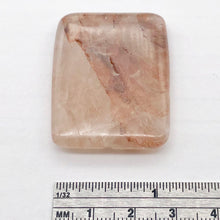 Load image into Gallery viewer, Orange Quartz Rectangular Pendant Bead | 40x30x6mm |