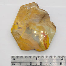 Load image into Gallery viewer, Fossilized Wood Irregular Flat Briolette | 48x40x7mm | Tan/Red | 1 Pendant Bead|