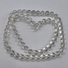 Load image into Gallery viewer, Quartz Crystal Polished Round Beads | 6mm | Clear | 65 Bead 16" Strand |