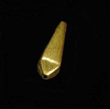 Load image into Gallery viewer, 1 Designer (5+Grams) Brushed 22K Vermeil Faceted 29x9mm Teardrop 9816 - PremiumBead Alternate Image 3