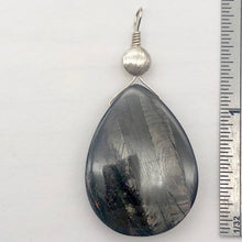 Load image into Gallery viewer, Hypersthene Briolette Sterling Silver Goddess Pendant | 1 3/4" Long |