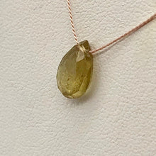 Load image into Gallery viewer, Yellow with Hint of Pink Fancy Sapphire Faceted Briolette Bead 5266 - PremiumBead Primary Image 1