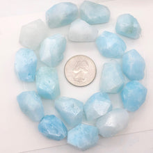 Load image into Gallery viewer, 732cts Hemimorphite Faceted Nugget Bead Strand 110390C