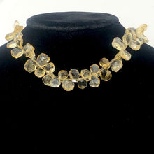 Load image into Gallery viewer, Citrine Faceted Briolette Bead Strand | 13x11 to 11x8x5mm | Golden | 55g |