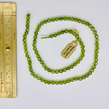 Load image into Gallery viewer, Peridot Faceted 15" Round Bead Strand | 7x4mm | Green | 93 Beads |