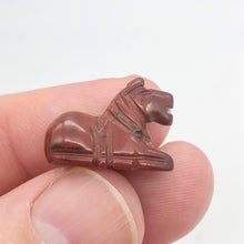 Load image into Gallery viewer, 2 Carved Brecciated Jasper Horse Pony Beads - PremiumBead Alternate Image 5