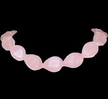 Load image into Gallery viewer, Sparkle Twist Faceted Rose Quartz 23x17mm Pear Bead Strand 108679