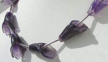 Load image into Gallery viewer, 1 Exquisitely Carved Natural Untreated Amethyst Lily Flower 109612 - PremiumBead Primary Image 1