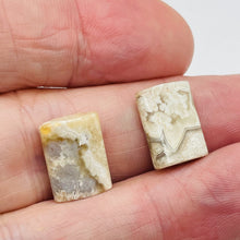 Load image into Gallery viewer, Premium Crazy Lace Agate 14x10mm Rectangle Bead 8 inch Strand 4584