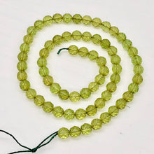 Load image into Gallery viewer, Amber Faceted Round Bead Strand | 6mm | Green | 68 Bead(s)