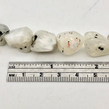 Load image into Gallery viewer, Unusual Tourmalinated Moonstone nugget bead strand - PremiumBead Alternate Image 9