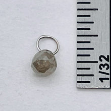 Load image into Gallery viewer, Diamond w/Loop .27 cts Teardrop | 3x3 mm. | Green | 1 Pendant |