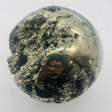 Load image into Gallery viewer, Pyrite Scry Crystal Round | Golden | Sphere | 60mm | 290g |