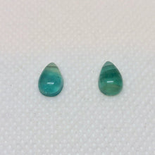 Load image into Gallery viewer, Rare 2 Seafoam Fluorite Pear Briolette Beads 9989 - PremiumBead Alternate Image 2