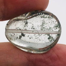Load image into Gallery viewer, Lodalite Quartz Oval Pendant Bead | 27x20x12 mm | Clear Included | 1 Bead |