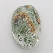 Load image into Gallery viewer, Lodalite Quartz Oval Pendant Figurine Bead | Clear Included|1 Bead| 32x22x13 mm|