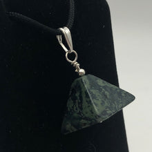 Load image into Gallery viewer, Contemplation! Kambaba Jasper Pyramid and Sterling Silver 1.13" Long Pendant - PremiumBead Alternate Image 4
