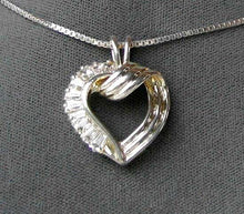 Load image into Gallery viewer, Elegant! Cubic Zircon & Silver Heart Pendant 6409 - PremiumBead Primary Image 1