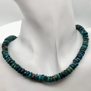Gorgeous Blue Green Gemstone Beads Rondelle 8" Strand of Chrysoprase 8x4mm - PremiumBead Alternate Image 5