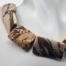 Load image into Gallery viewer, Zebra Jasper Carved Twist Rectangle Focal Bead Strand |30x18x6.5mm | 13 Beads | - PremiumBead Alternate Image 5