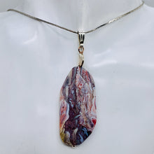 Load image into Gallery viewer, Ocean Jasper Sterling Silver Long | 2 3/4" Long | Purple/White | 1 Pendant |
