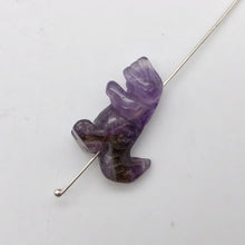 Load image into Gallery viewer, T-Rex Dinosaur 2 Amethyst Tyrannosaurus Rex Beads | 21x18.5x8mm | Purple w/Brown - PremiumBead Alternate Image 5