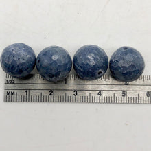Load image into Gallery viewer, 4 Faceted 14mm Blue Sponge Coral Beads 004658 - PremiumBead Alternate Image 3