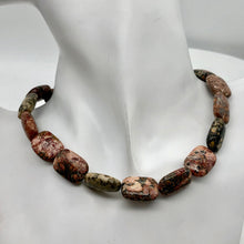 Load image into Gallery viewer, Wild 3 Leopard Skin Jasper Rectangle Beads 7364