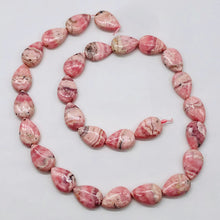 Load image into Gallery viewer, Sweet Pink Rhodochrosite 15x10mm Teardrop Bead Strand