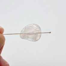 Load image into Gallery viewer, Gentle 3 Hand Carved Pale Rose Quartz 19x17x6mm Leaf Beads 9319RQ - PremiumBead Alternate Image 4
