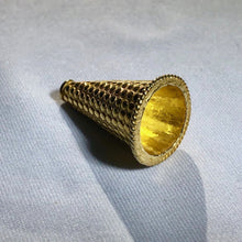 Load image into Gallery viewer, 1 Designer 22K Vermeil Patterned C1 Bead 10341 - PremiumBead Alternate Image 2