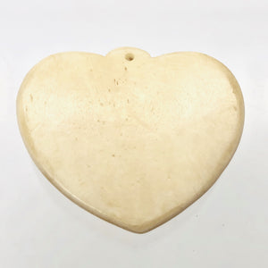 Elegant Carved Waterbuffalo Bone Rose Heart Bead 9646B - PremiumBead Alternate Image 8