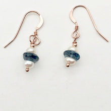 Load image into Gallery viewer, London Blue Topaz 14K Rose Gold Filled Drop | 2 | Blue | 1 Earrings |