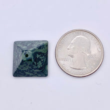 Load image into Gallery viewer, Shine 2 Hand Carved Kambaba Jasper Pyramid Beads, 16x16x11mm, Green 9289KJ - PremiumBead Alternate Image 4
