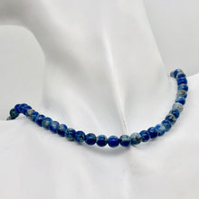 Load image into Gallery viewer, K-2 Round Stone or Raindrop Azurite | 6mm | Blue White | 62 Bead(s)