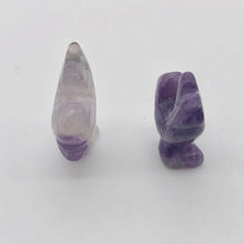 Load image into Gallery viewer, 2 Cute Carved Nartural Amethyst Rooster Beads | 19x13mm | Purple - PremiumBead Alternate Image 3