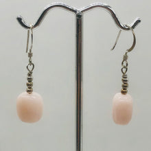 Load image into Gallery viewer, Peruvian Opal Sterling Silver Dangle Earrings | 1 1/4" Long | Pink | 1 Earrings|