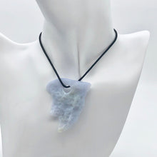 Load image into Gallery viewer, 103cts Blue Chalcedony Natural & Untreated Designer Pendant Bead 10506V - PremiumBead Alternate Image 10