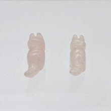 Load image into Gallery viewer, Dinosaur 2 Carved Rose Quartz Triceratops Beads | 22x12x7.5mm | Pink - PremiumBead Alternate Image 7