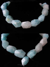 Load image into Gallery viewer, 768cts Hemimorphite Faceted Nugget Bead Strand 110390E - PremiumBead Alternate Image 3