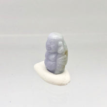 Load image into Gallery viewer, 26cts Hand Carved Buddha Lavender Jade Pendant Bead | 21x14x9.5mm | Lavender - PremiumBead Alternate Image 4