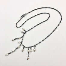 Load image into Gallery viewer, Unique Antiqued Freshwater Pearl Dangle Necklace 4234 - PremiumBead Alternate Image 3