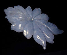 Load image into Gallery viewer, 101cts Exquistely Hand Carved Blue Chalcedony Flower Bead 9859L - PremiumBead Alternate Image 2