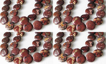 Load image into Gallery viewer, Red Brecciated Jasper 20mm Coin Bead Strand 109568 - PremiumBead Primary Image 1