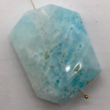 Load image into Gallery viewer, 81cts Druzy Natural Hemimorphite Pendant Bead | Blue | 35x27x8mm | 1 Bead |