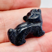 Load image into Gallery viewer, Howling Carved Goldstone Standing Wolf/Coyote