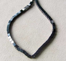 Load image into Gallery viewer, Metallic Hematite 4x4x4mm Cube Bead 16 inch Strand 107570 - PremiumBead Alternate Image 2