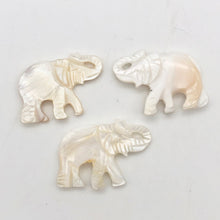 Load image into Gallery viewer, 1 Pachyderm Carved Mother of Pearl Shell Elephant Bead - PremiumBead Primary Image 1