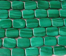 Load image into Gallery viewer, 2 Natural Malachite 16x11mm Rectangle Coin Beads 008673 - PremiumBead Alternate Image 2